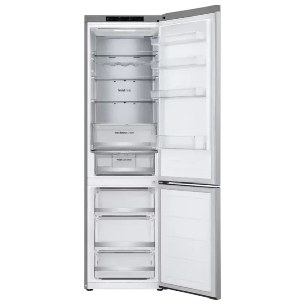 Frigider LG GBV5240DPY cu congelator jos 387 l / 203 cm / Inox photo 7