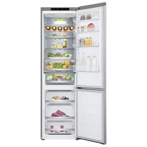 Frigider LG GBV5240DPY cu congelator jos 387 l / 203 cm / Inox photo 8