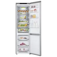 Frigider LG GBV5240DPY cu congelator jos 387 l / 203 cm / Inox photo 8