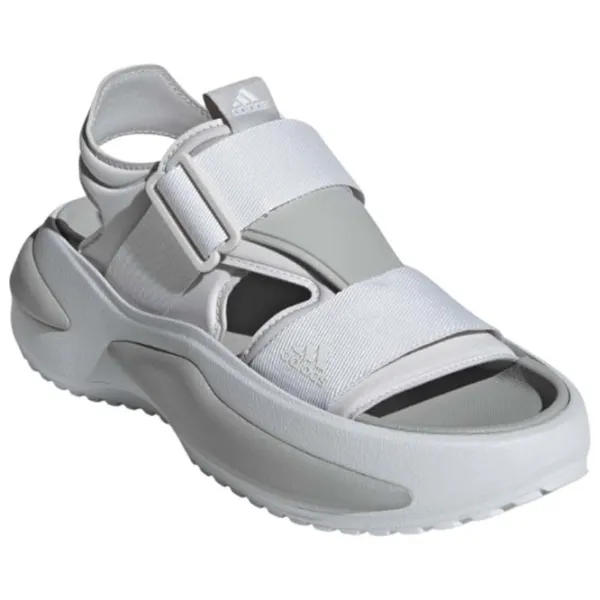 Sandale pentru femei Adidas Mehana Gray / Textil photo 1
