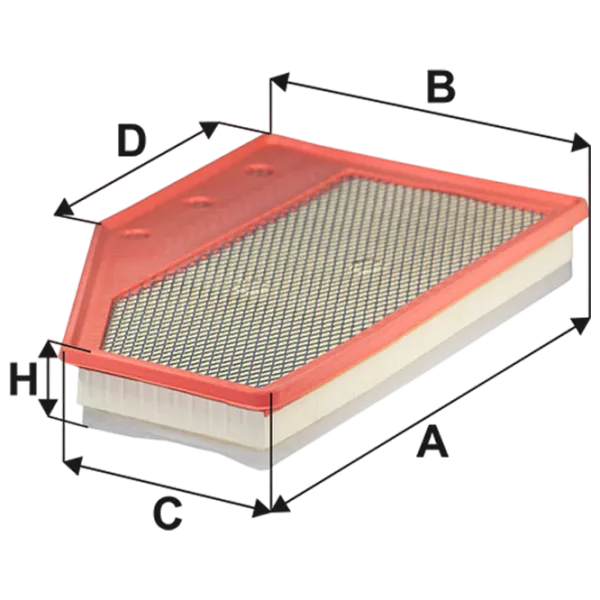 Воздушный фильтр Wix Filters WA9872 WX-WA9872 photo 1