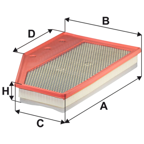 Воздушный фильтр Wix Filters WA9872 WX-WA9872 photo 1