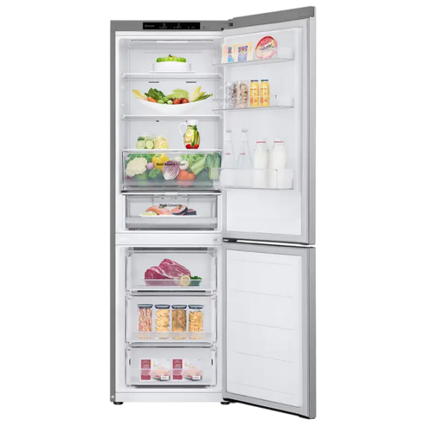 Frigider LG GBV3100EPY cu congelator jos 344 l / 186 cm / Inox photo 5