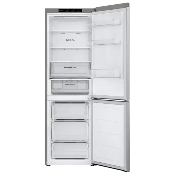 Frigider LG GBV3100EPY cu congelator jos 344 l / 186 cm / Inox photo 6