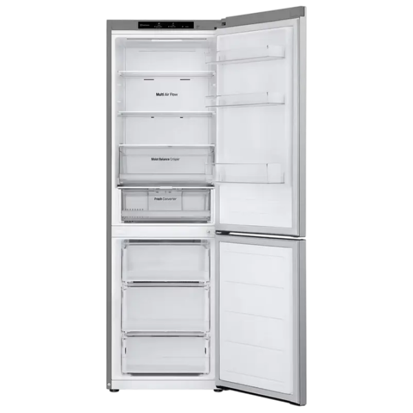 Frigider LG GBV3100EPY cu congelator jos 344 l / 186 cm / Inox photo 6