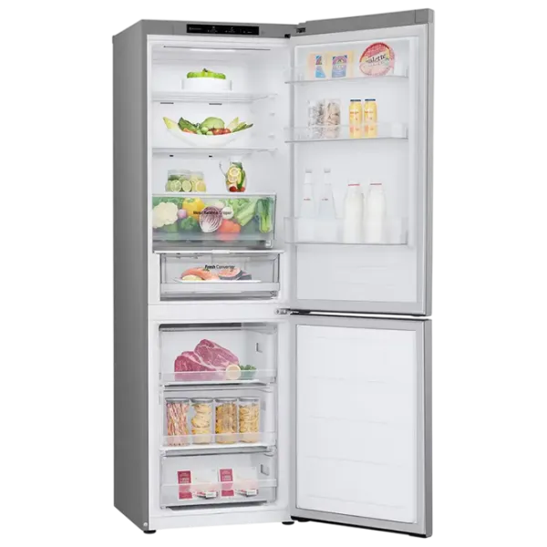 Frigider LG GBV3100EPY cu congelator jos 344 l / 186 cm / Inox photo 8