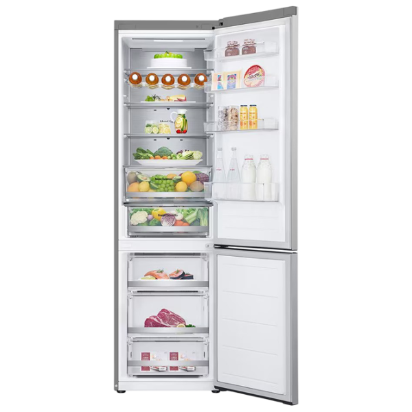 Frigider LG GBV5250EPY cu congelator jos 387 l / 203 cm / Inox photo 6