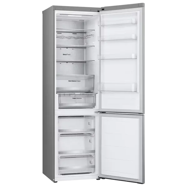 Frigider LG GBV5250EPY cu congelator jos 387 l / 203 cm / Inox photo 7