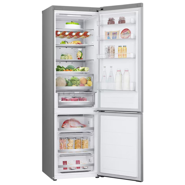Frigider LG GBV5250EPY cu congelator jos 387 l / 203 cm / Inox photo 8
