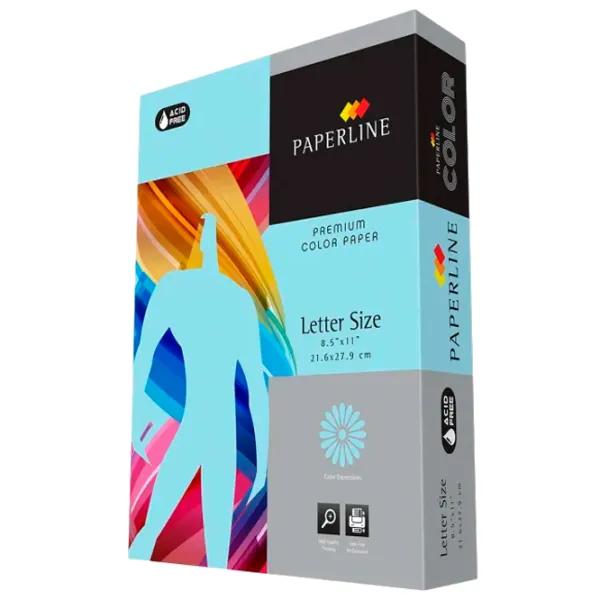 Бумага цветная Paperline OCEAN 120 Светло-синий / 250 photo 1