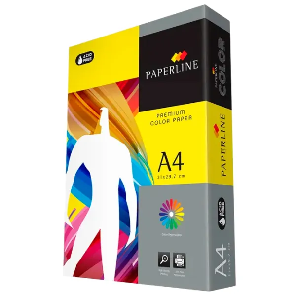 Hârtie colorată Paperline Lemon 210 Yellow / 250 photo 1