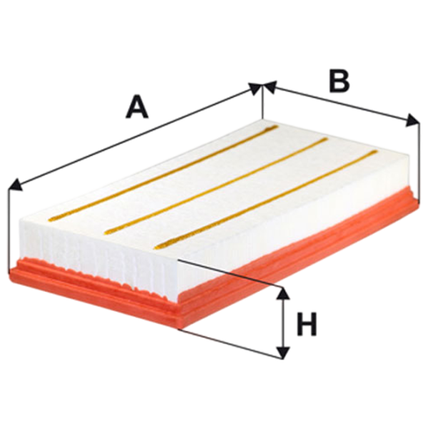 Воздушный фильтр Wix Filters WA9809 WX-WA9809 photo 1