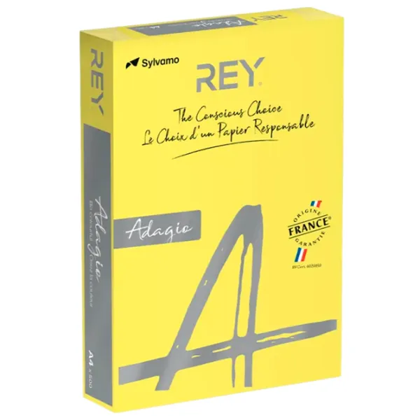 Hârtie colorată Rey Adagio Yellow / 250 photo 1 Hârtie colorată Rey Adagio Yellow / 250 photo 1