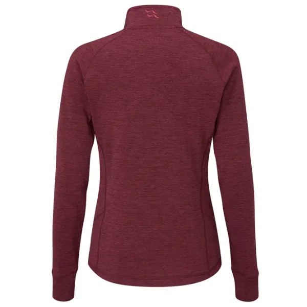 Толстовка для женщин Rab Nexus Pull-On Deep Heather 08 Осень - Зима / Бордовый photo 2