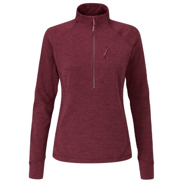 Толстовка для женщин Rab Nexus Pull-On Deep Heather 10 Осень - Зима / Бордовый photo 1