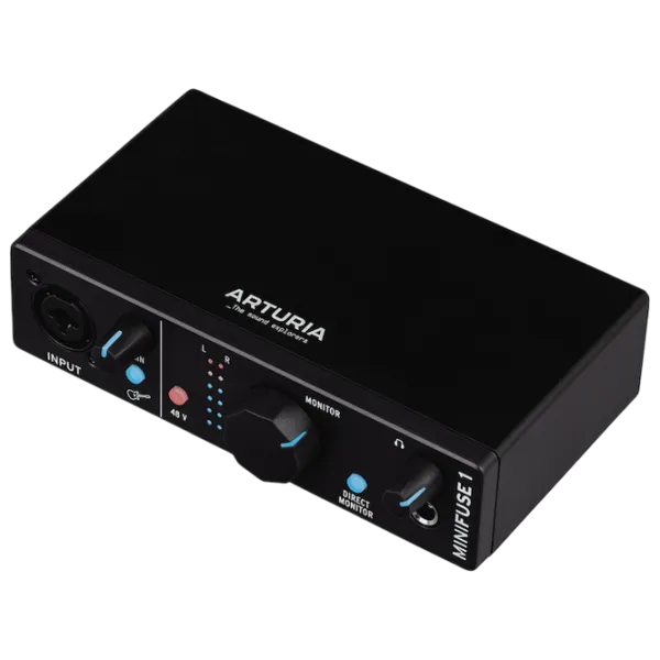 Аудио интерфейс Arturia MiniFuse 1 192 кГц / 20 Гц - 20 кГц / Черный photo 2