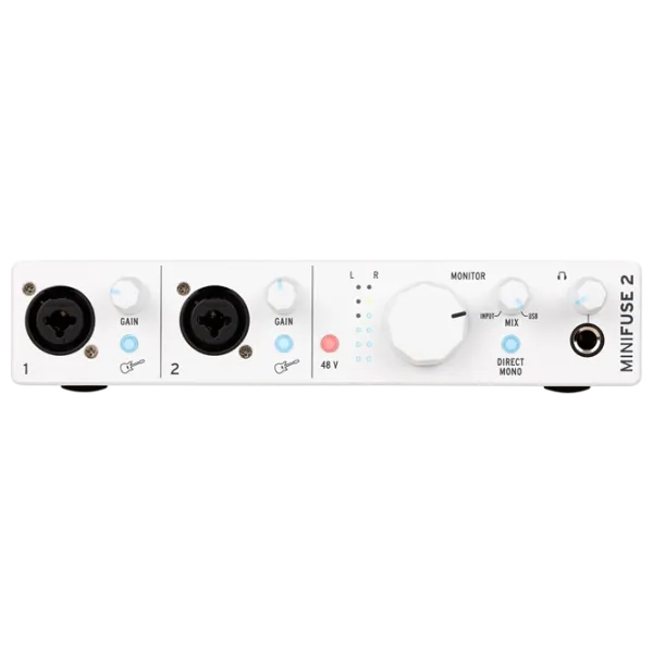 Interfață audio Arturia MiniFuse 2 192 kHz / 20 Hz - 20 kHz / White photo 1