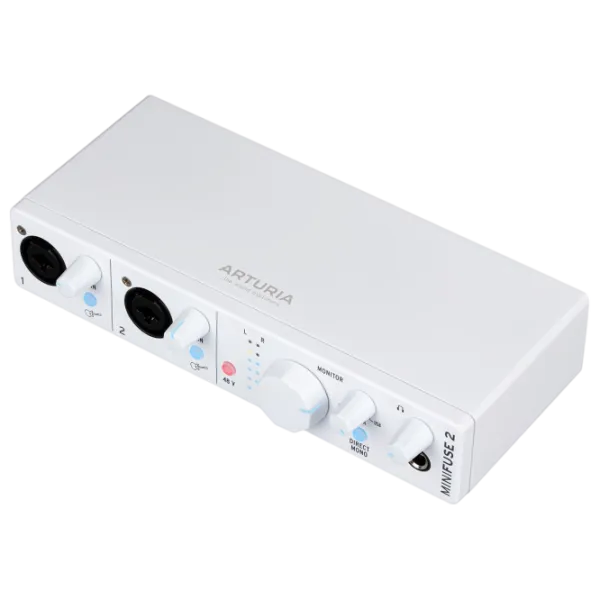 Interfață audio Arturia MiniFuse 2 192 kHz / 20 Hz - 20 kHz / White photo 2