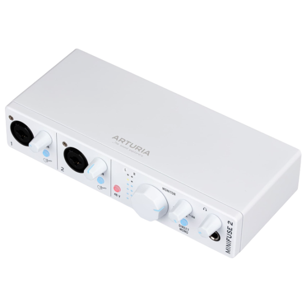 Interfață audio Arturia MiniFuse 2 192 kHz / 20 Hz - 20 kHz / White photo 2