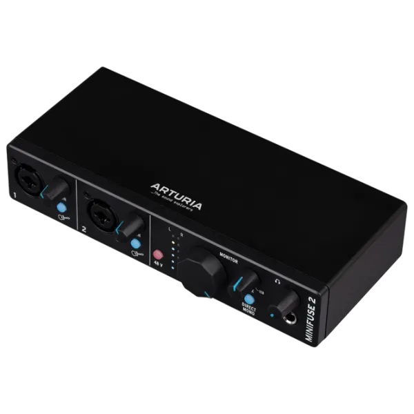 Аудио интерфейс Arturia MiniFuse 2 192 кГц / 20 Гц - 20 кГц / Черный photo 3