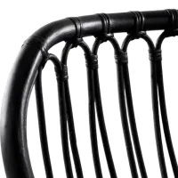 Садовый стул Ikea Storsele Искусственный ротанг / Искусственный ротанг / Черный Черный photo 4
