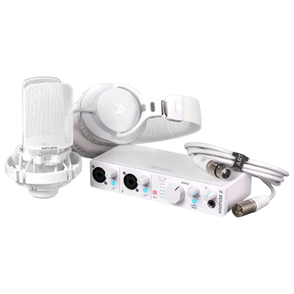 Аудио интерфейс Arturia MiniFuse Recording Pack 192 кГц / 20 Гц - 20 кГц / Белый photo 1