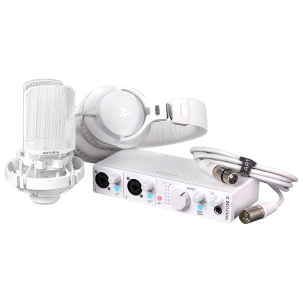 Аудио интерфейс Arturia MiniFuse Recording Pack 192 кГц / 20 Гц - 20 кГц / Белый photo 1