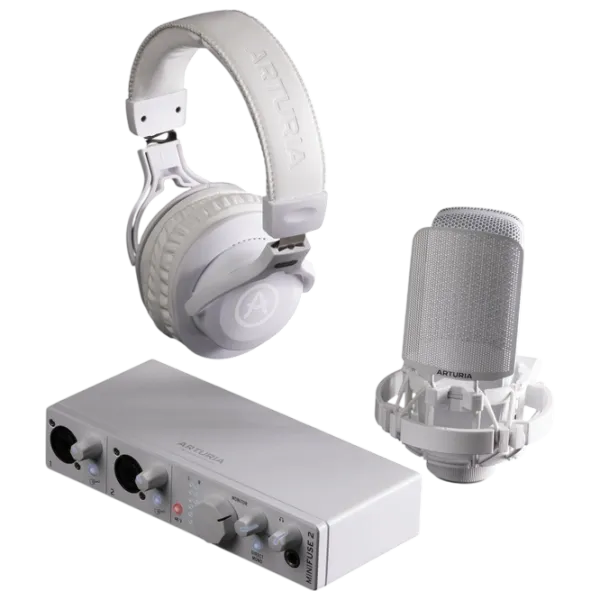 Аудио интерфейс Arturia MiniFuse Recording Pack 192 кГц / 20 Гц - 20 кГц / Белый photo 2