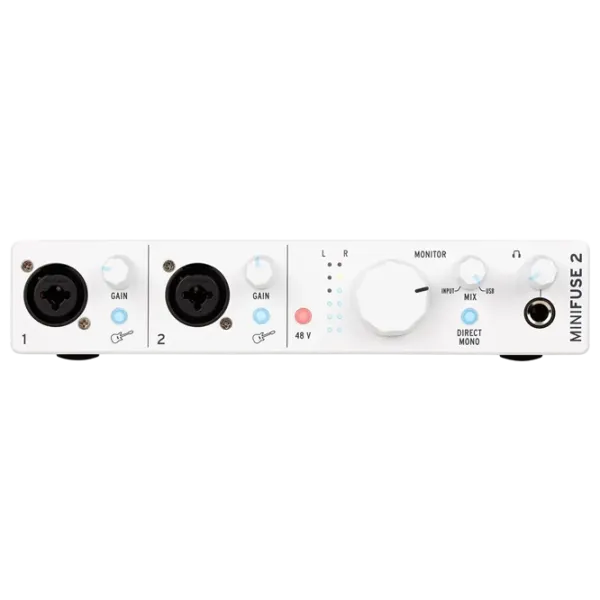 Аудио интерфейс Arturia MiniFuse Recording Pack 192 кГц / 20 Гц - 20 кГц / Белый photo 3