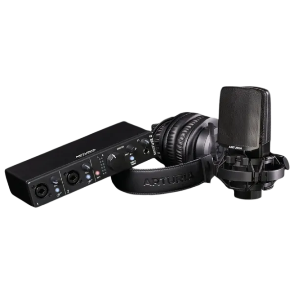 Аудио интерфейс Arturia MiniFuse Recording Pack 192 кГц / 20 Гц - 20 кГц / Черный photo 2