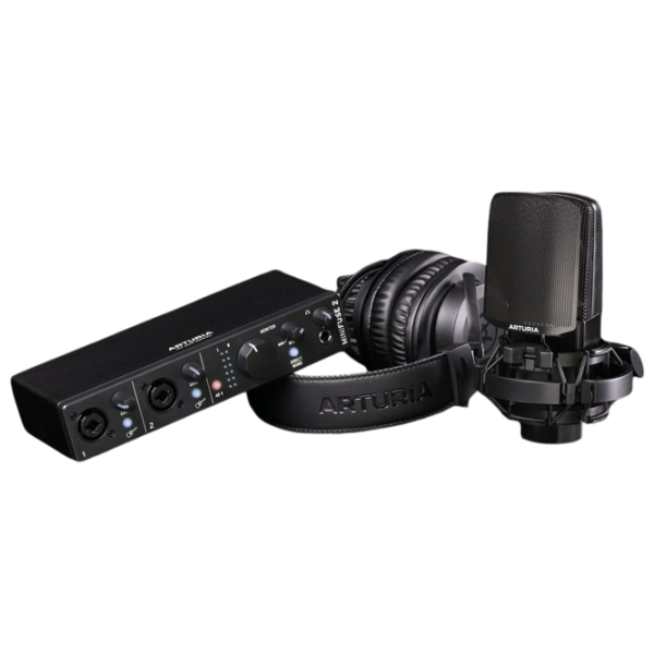 Аудио интерфейс Arturia MiniFuse Recording Pack 192 кГц / 20 Гц - 20 кГц / Черный photo 2