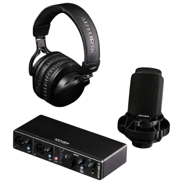 Аудио интерфейс Arturia MiniFuse Recording Pack 192 кГц / 20 Гц - 20 кГц / Черный photo 3