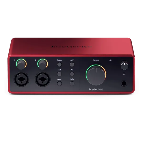 Interfață audio Focusrite Scarlett 4i4 4rd Gen 192 kHz / 20 Hz - 20 kHz / Red photo 1 Interfață audio Focusrite Scarlett 4i4 4rd Gen 192 kHz / 20 Hz - 20 kHz / Red photo 1