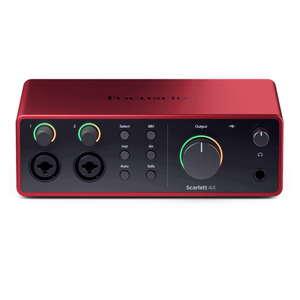 Interfață audio Focusrite Scarlett 4i4 4rd Gen 192 kHz / 20 Hz - 20 kHz / Red photo 1 Interfață audio Focusrite Scarlett 4i4 4rd Gen 192 kHz / 20 Hz - 20 kHz / Red photo 1