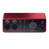 Аудио интерфейс Focusrite Scarlett 4i4 4rd Gen 192 кГц / 20 Гц - 20 кГц / Красный