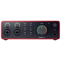 Interfață audio Focusrite Scarlett 4i4 4rd Gen 192 kHz / 20 Hz - 20 kHz / Red photo 2