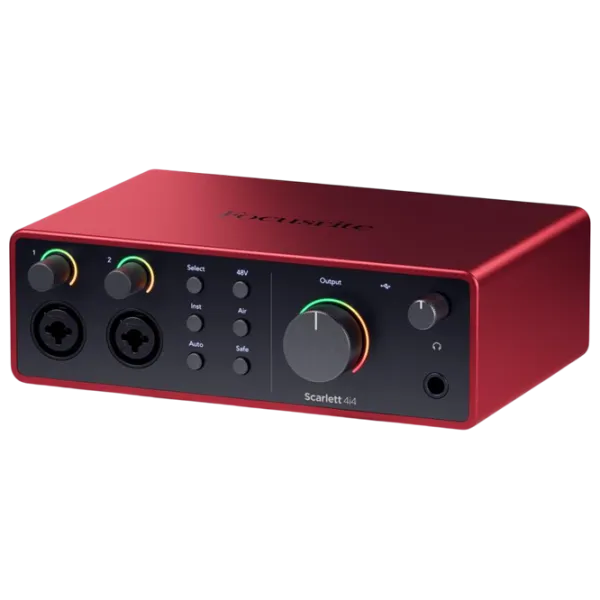 Interfață audio Focusrite Scarlett 4i4 4rd Gen 192 kHz / 20 Hz - 20 kHz / Red photo 3 Interfață audio Focusrite Scarlett 4i4 4rd Gen 192 kHz / 20 Hz - 20 kHz / Red photo 3