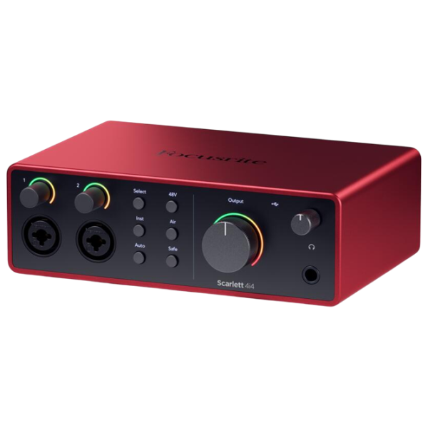 Interfață audio Focusrite Scarlett 4i4 4rd Gen 192 kHz / 20 Hz - 20 kHz / Red photo 3 Interfață audio Focusrite Scarlett 4i4 4rd Gen 192 kHz / 20 Hz - 20 kHz / Red photo 3