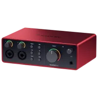 Interfață audio Focusrite Scarlett 4i4 4rd Gen 192 kHz / 20 Hz - 20 kHz / Red photo 3