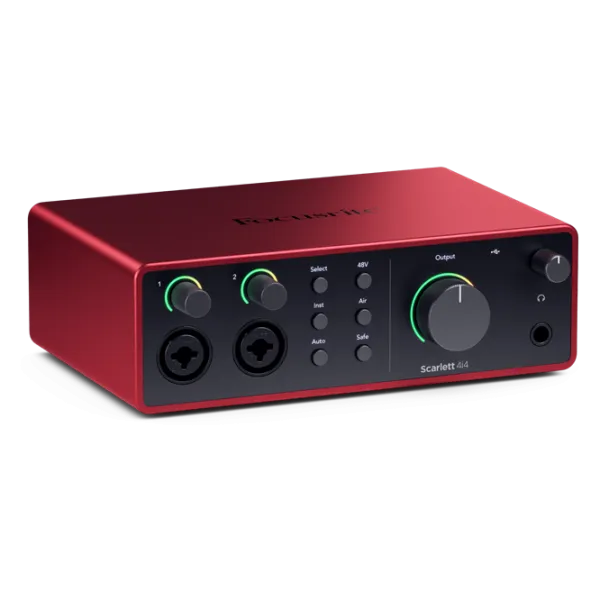 Interfață audio Focusrite Scarlett 4i4 4rd Gen 192 kHz / 20 Hz - 20 kHz / Red photo 4 Interfață audio Focusrite Scarlett 4i4 4rd Gen 192 kHz / 20 Hz - 20 kHz / Red photo 4