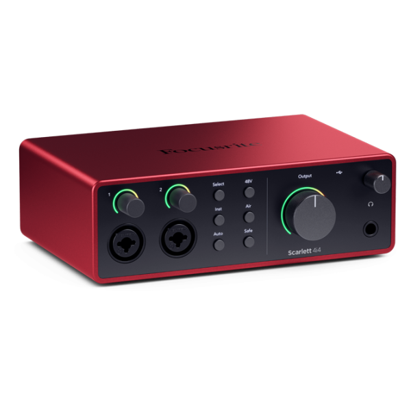 Interfață audio Focusrite Scarlett 4i4 4rd Gen 192 kHz / 20 Hz - 20 kHz / Red photo 4 Interfață audio Focusrite Scarlett 4i4 4rd Gen 192 kHz / 20 Hz - 20 kHz / Red photo 4