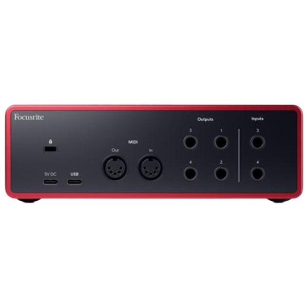 Interfață audio Focusrite Scarlett 4i4 4rd Gen 192 kHz / 20 Hz - 20 kHz / Red photo 5 Interfață audio Focusrite Scarlett 4i4 4rd Gen 192 kHz / 20 Hz - 20 kHz / Red photo 5