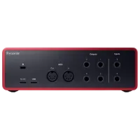 Interfață audio Focusrite Scarlett 4i4 4rd Gen 192 kHz / 20 Hz - 20 kHz / Red photo 5