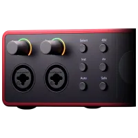 Interfață audio Focusrite Scarlett 4i4 4rd Gen 192 kHz / 20 Hz - 20 kHz / Red photo 6