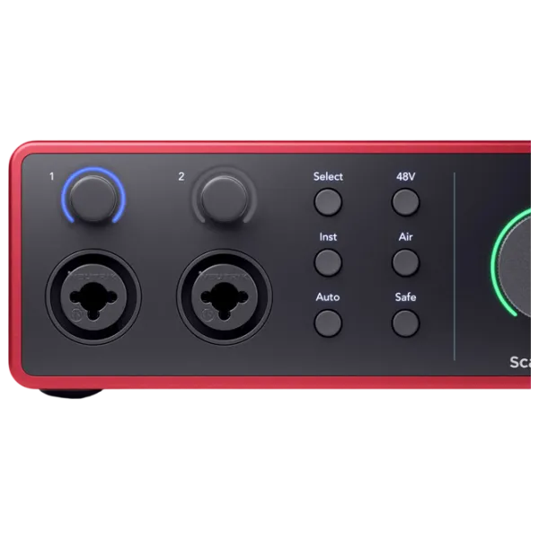 Interfață audio Focusrite Scarlett 4i4 4rd Gen 192 kHz / 20 Hz - 20 kHz / Red photo 7 Interfață audio Focusrite Scarlett 4i4 4rd Gen 192 kHz / 20 Hz - 20 kHz / Red photo 7