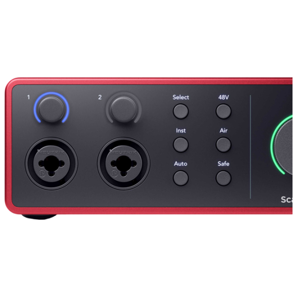 Interfață audio Focusrite Scarlett 4i4 4rd Gen 192 kHz / 20 Hz - 20 kHz / Red photo 7 Interfață audio Focusrite Scarlett 4i4 4rd Gen 192 kHz / 20 Hz - 20 kHz / Red photo 7