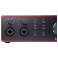 Interfață audio Focusrite Scarlett 4i4 4rd Gen 192 kHz / 20 Hz - 20 kHz / Red photo 7