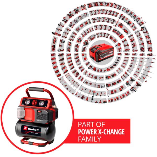 Компрессор Einhell TE-AC 18/75 / Аккумуляторный photo 2 Компрессор Einhell TE-AC 18/75 / Аккумуляторный photo 2