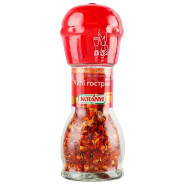 Мельница для специй KOTANYI Chili Стекло / Красный photo 1
