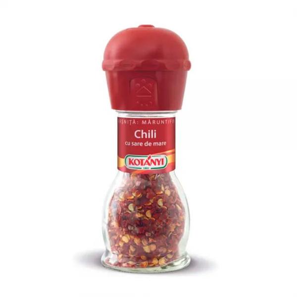 Мельница для специй KOTANYI Chili Стекло / Красный photo 2